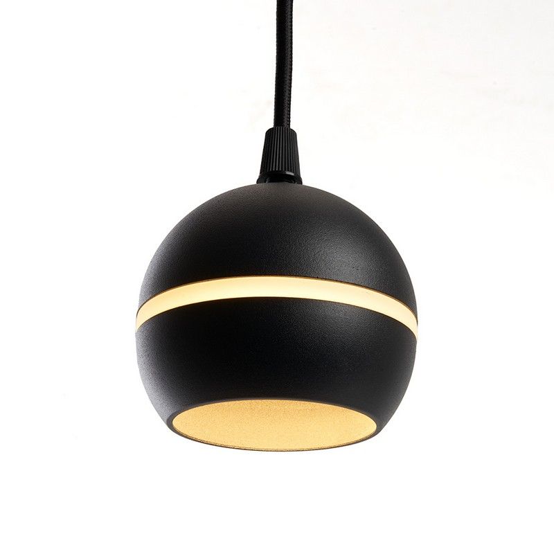 Подвесные светодиодные светильники Светильник подвесной Feron HL3568 GX53 15W черный 48090 