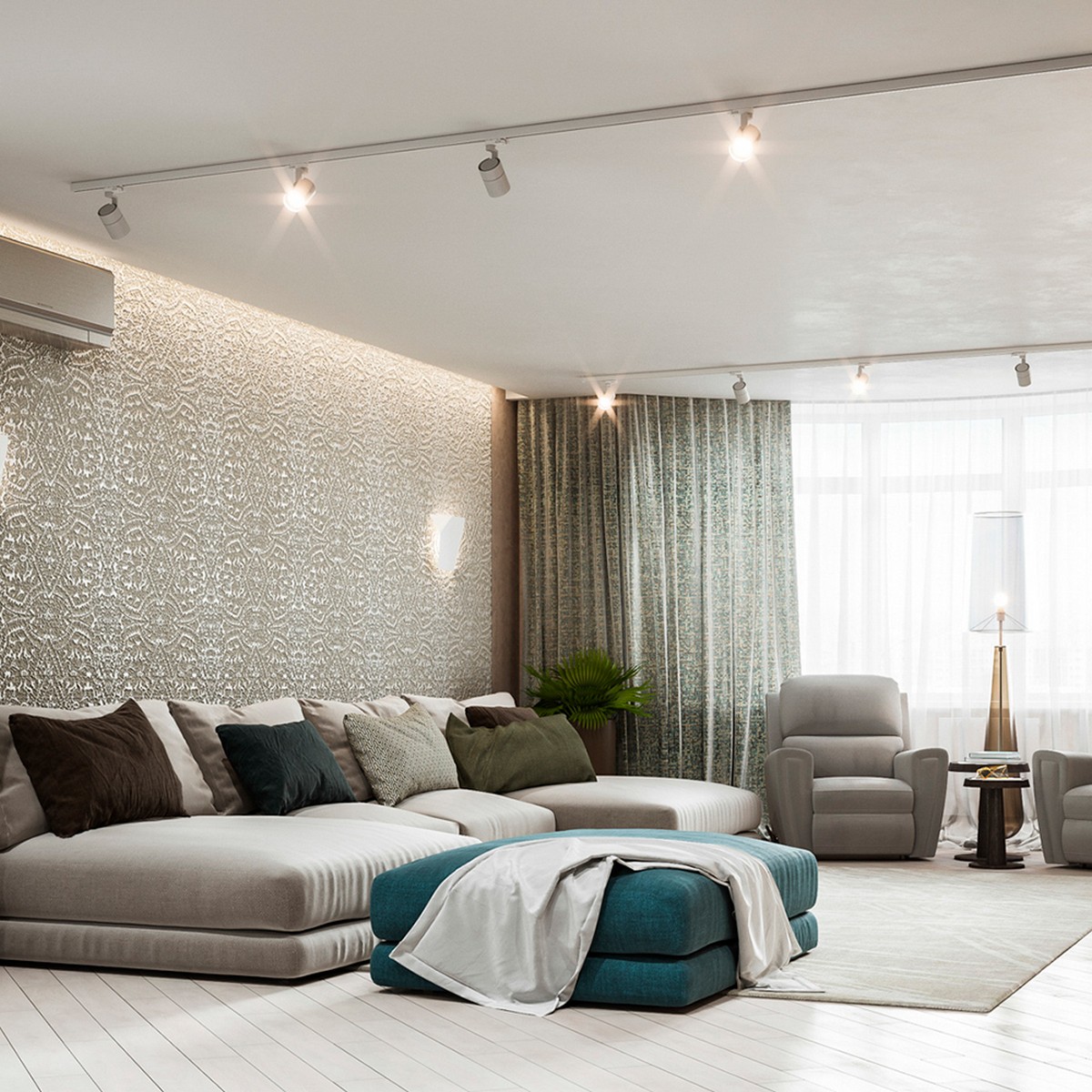 Трековые светодиодные светильники Светодиодный светильник Feron.ONE AL141 трековый 10W 4000K 35 градусов белый 48710 