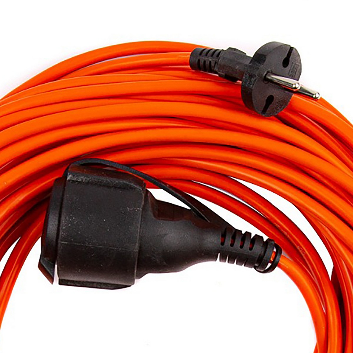 Колодки и удлинители, тройники Удлинитель-шнур STEKKER STD08-21-30 1-местный ПВС б/з 2*1,5мм2, IP54, 30м Standart 50341 