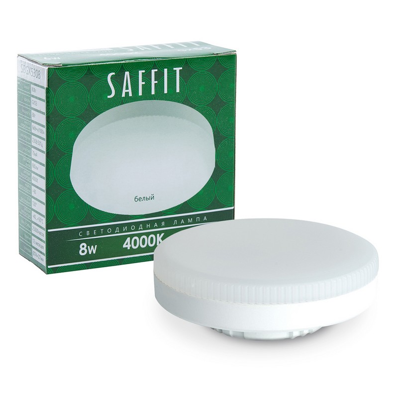 Лампа светодиодная SAFFIT SBGX5308 GX53 8W 2700K 55185