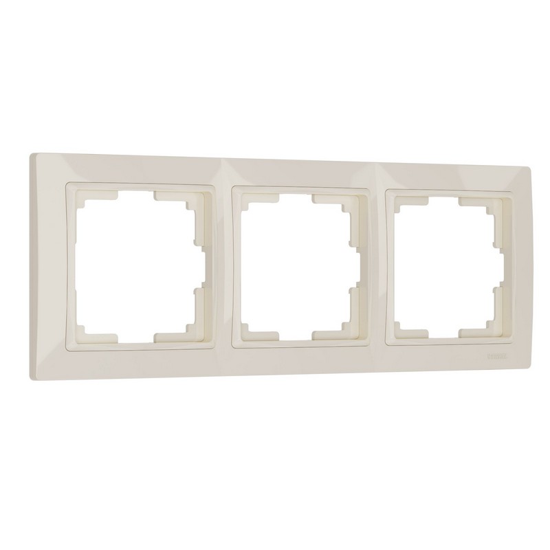 Рамки Werkel Snabb Рамка Werkel Snabb на 3 поста (слоновая кость basic) W0032003