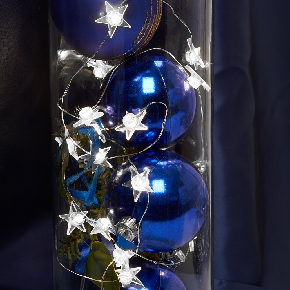 Гирлянда линейная Feron CL571 Звездочки статичная 1.8м USB 5000K 41645