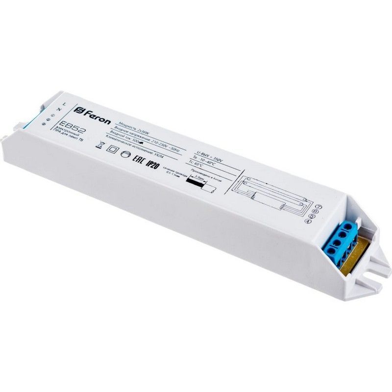 Балласты(ЭПРА), Стартеры Балласт электронный Feron 2*36W/ЕВ52 21524 