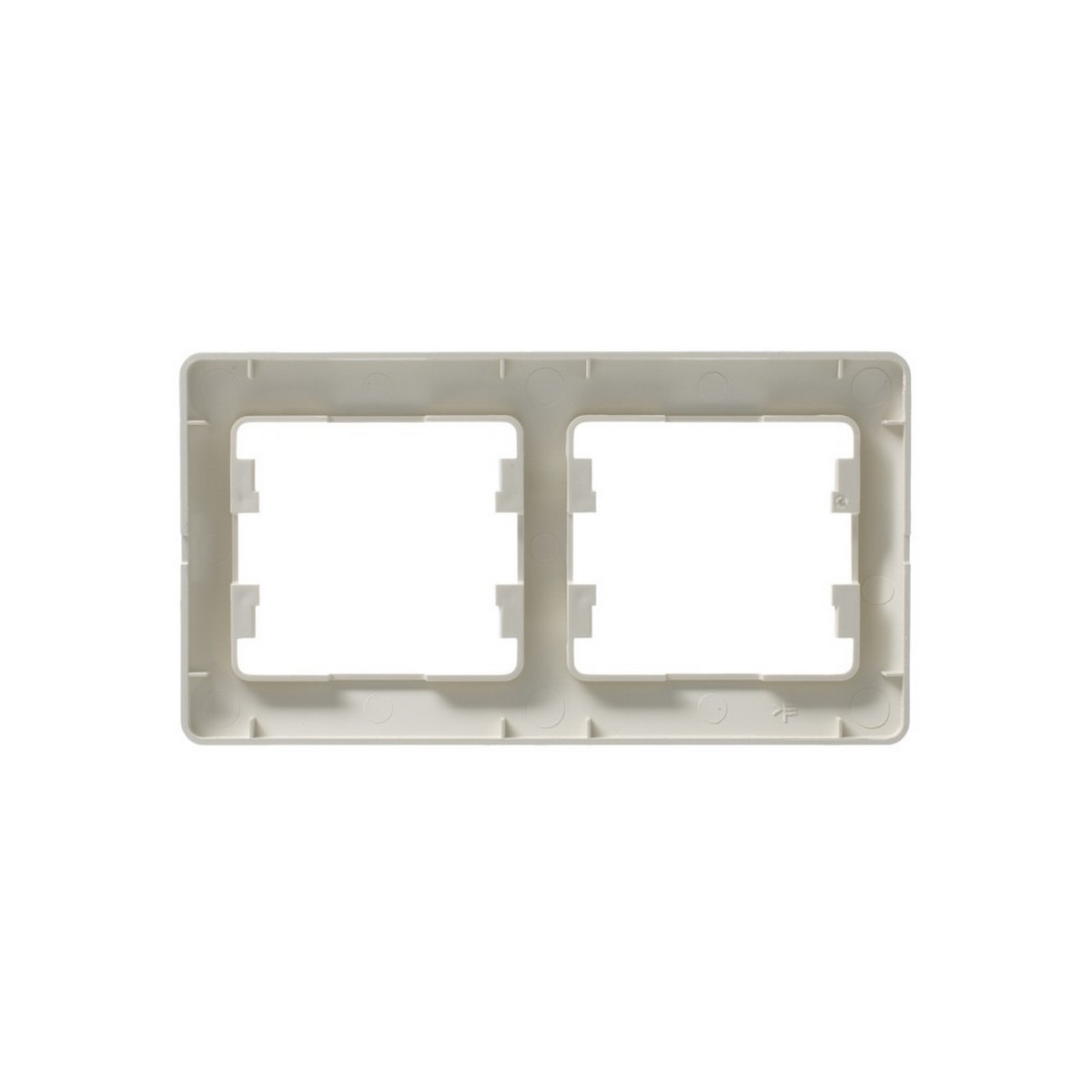 Glossa Бежевый Рамка Systeme Electric Glossa Бежевый 2-я, горизонтальная GSL000202