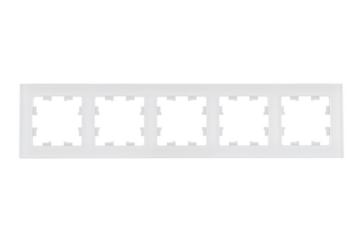 AtlasDesign Рамки Nature Рамка Systeme Electric AtlasDesign Nature Натуральное стекло Белый 5-ая ATN360105