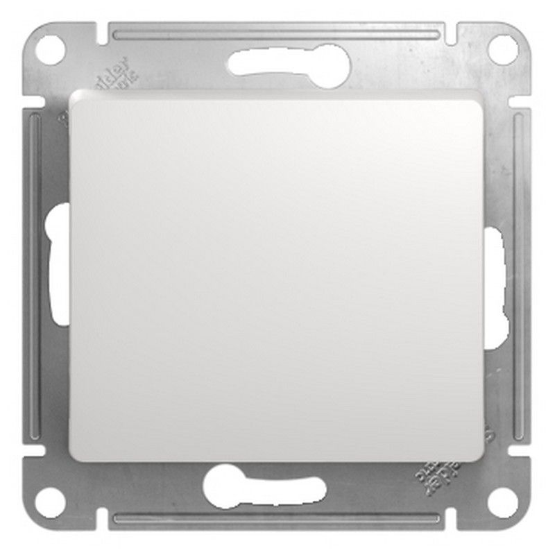 Glossa Белый Кнопка Systeme Electric Glossa Белый нажимная, сх.1 GSL000115