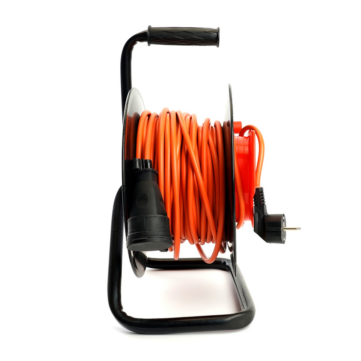 Колодки и удлинители, тройники Удлинитель на катушке Stekker STD04-10-30 Standart (UG) 1-местный с/з 3*1,5, 30м IP44 50175 