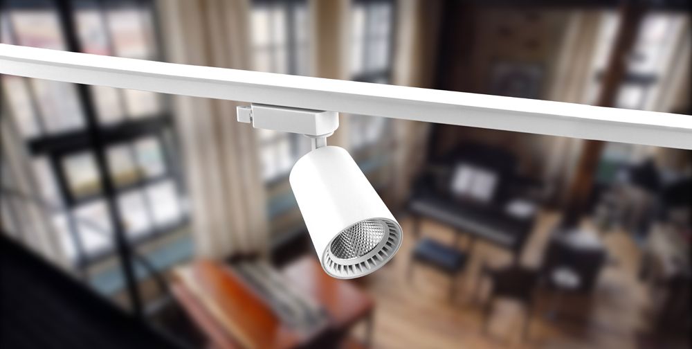 Трековые светодиодные светильники Светодиодный светильник Feron AL102 трековый на шинопровод 12W 4000K 35 градусов белый 29513 