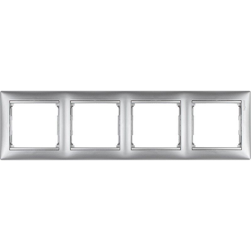 Legrand Valena Classic Алюминий Рамка Legrand Valena Алюминий 4-ая гориз 770154