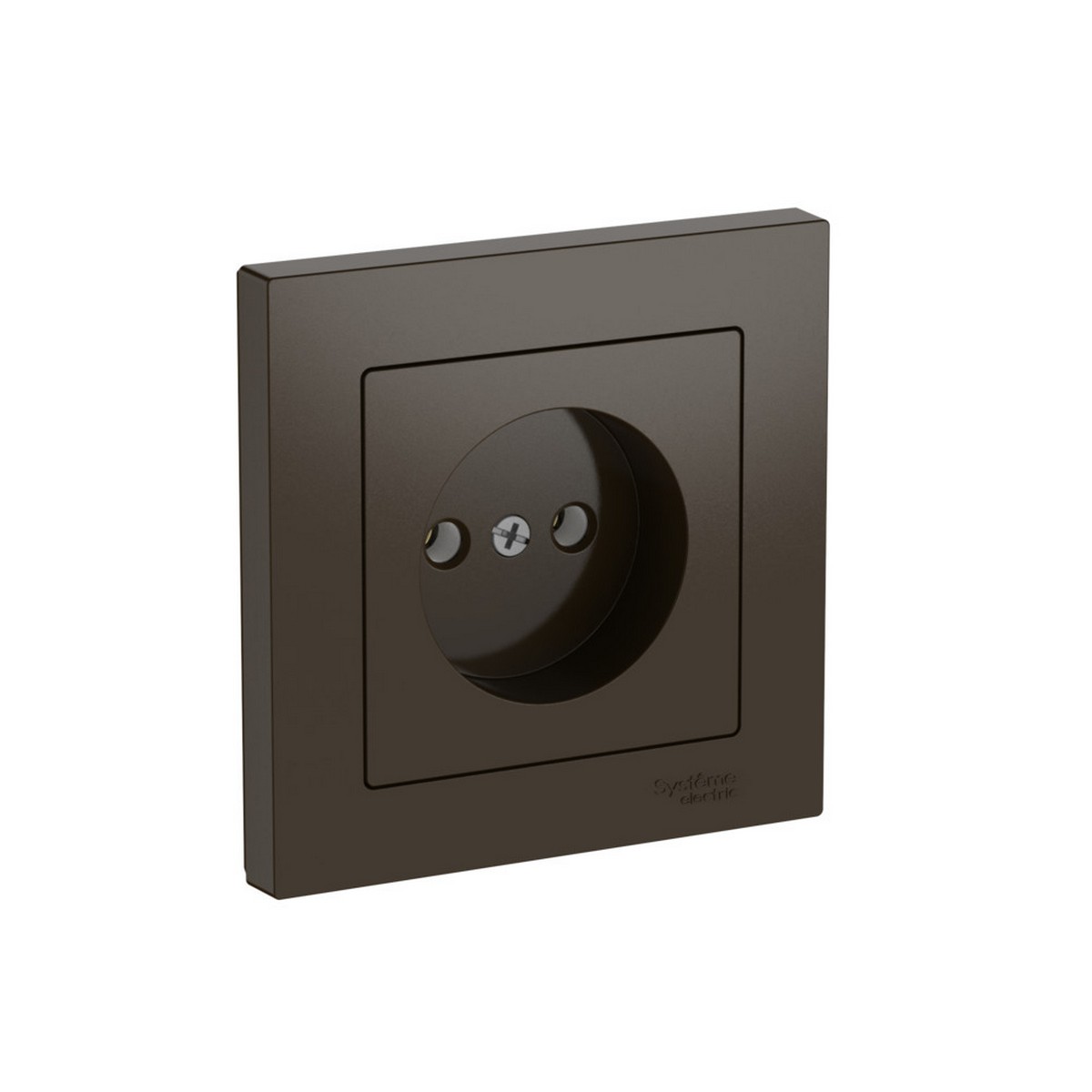 AtlasDesign Мокко Розетка SE AtlasDesign Мокко без заземления в сборе быстрозажим. клем. ATN000640S