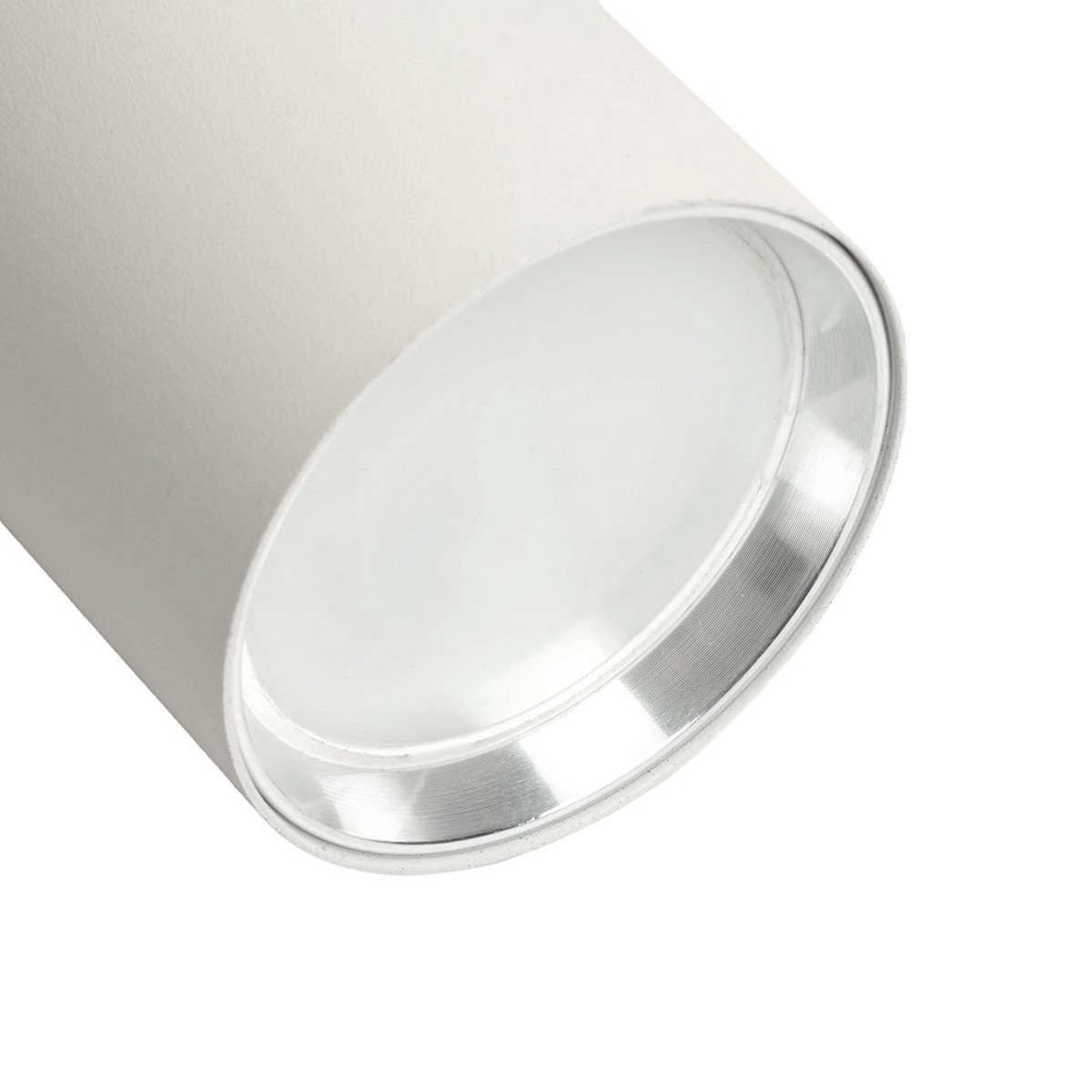 Трековые светодиодные светильники Светильник Feron AL178 трековый под лампу GU10 белый серебро 48702 