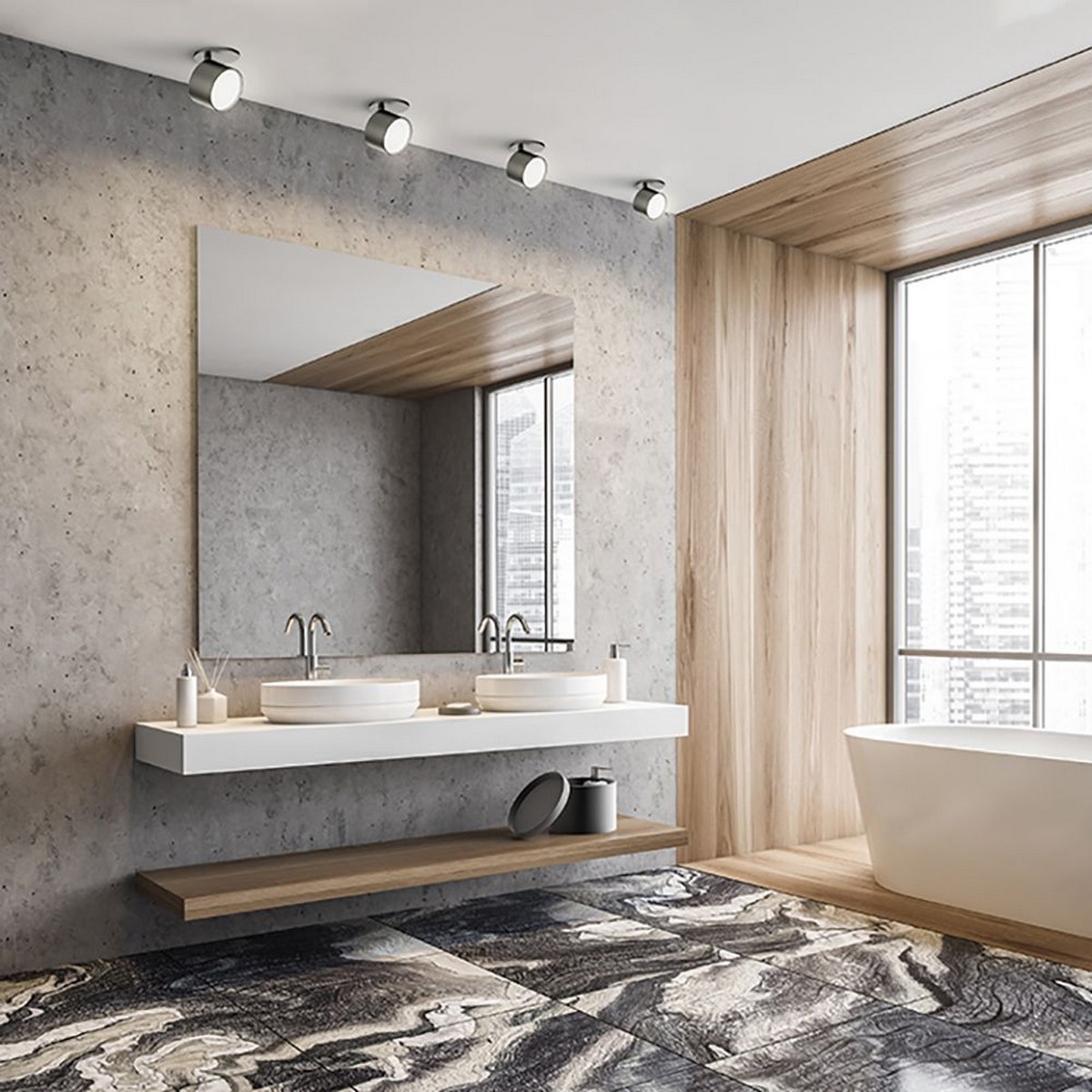 Светильники споты светодиодные Светильник спот Feron ML212 настенно-потолочный GX53 белый 41476 