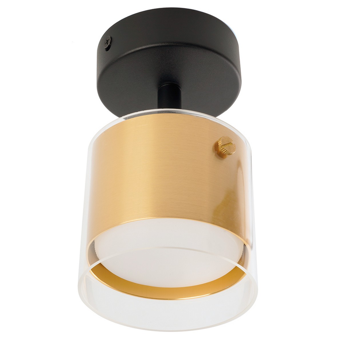 Светильники споты светодиодные Светильник Feron HL3891 LUMINA настенно-потолочный GX53 золото черный 48797 