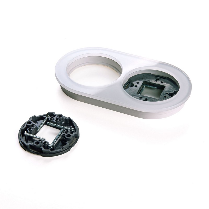 Werkel Ретро Рамка Werkel на 2 поста Favorit Runda (Белый) W0025101