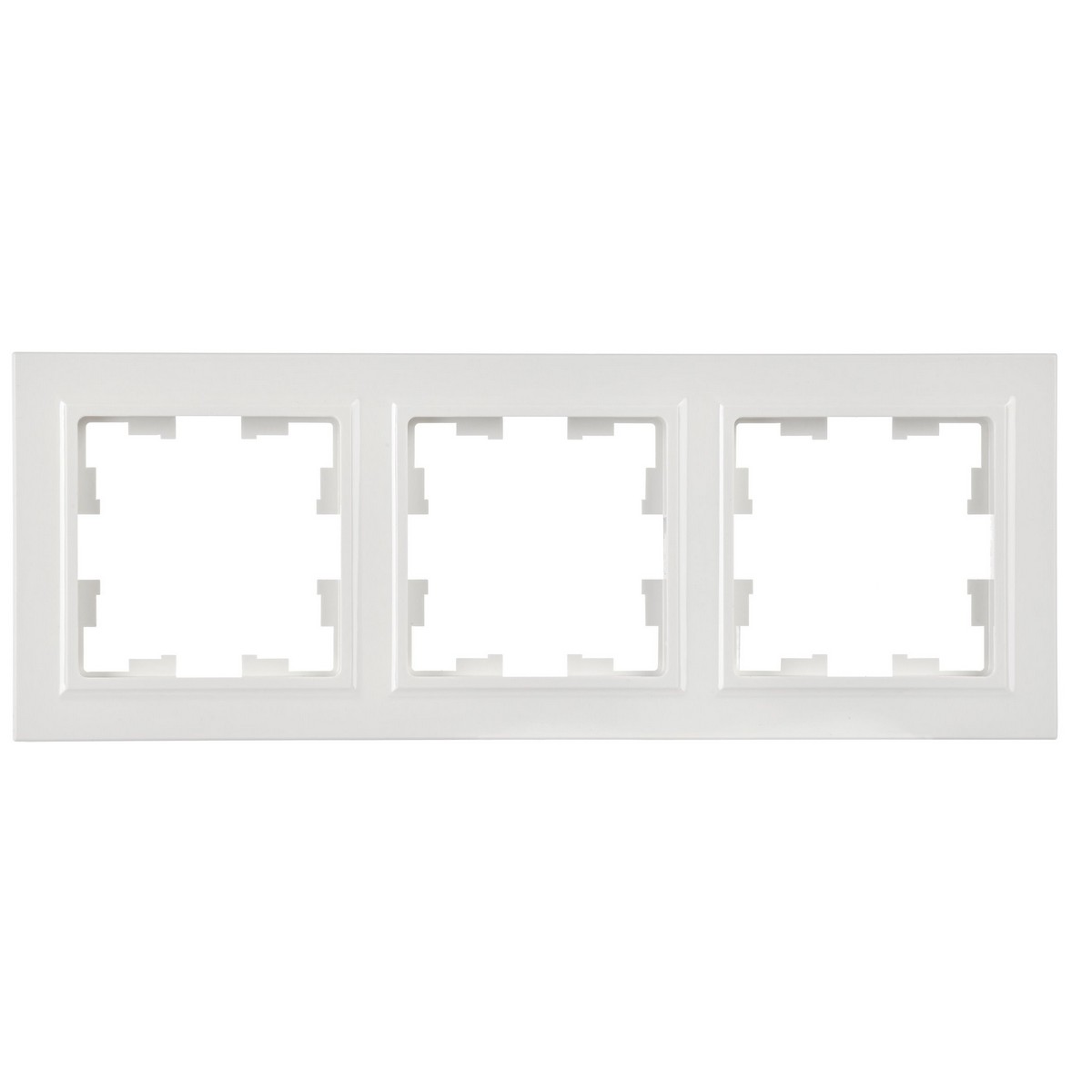 IEK Brite Рамки Рамка IEK BRITE 3-местная РУ-3-БрБ белый BR-M32-K01
