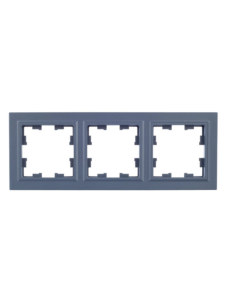 IEK Brite Рамки Рамка IEK BRITE 3-местная РУ-3-БрМ маренго BR-M32-K35