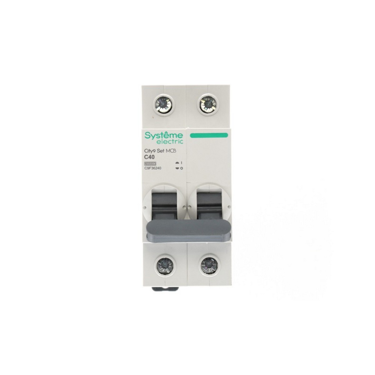 2 полюсные (двухполюсные) Автоматический выключатель Systeme Electric City9 Set (АВ) С 40А 2P 6kA C9F36240 