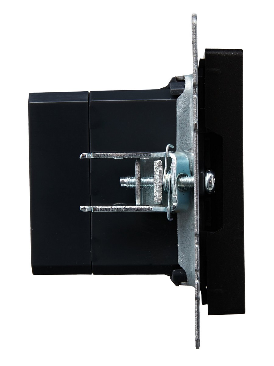 IEK Brite Черный Розетка IEK BRITE USB A+C 18Вт РЮ11-1-БрЧ черный BR-U22-018-K02