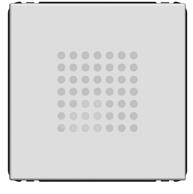 Механизмы ABB Zenit Серебро Звонок ABB Zenit Серебро Динг-Донг 2 мод 2CLA222400N1301