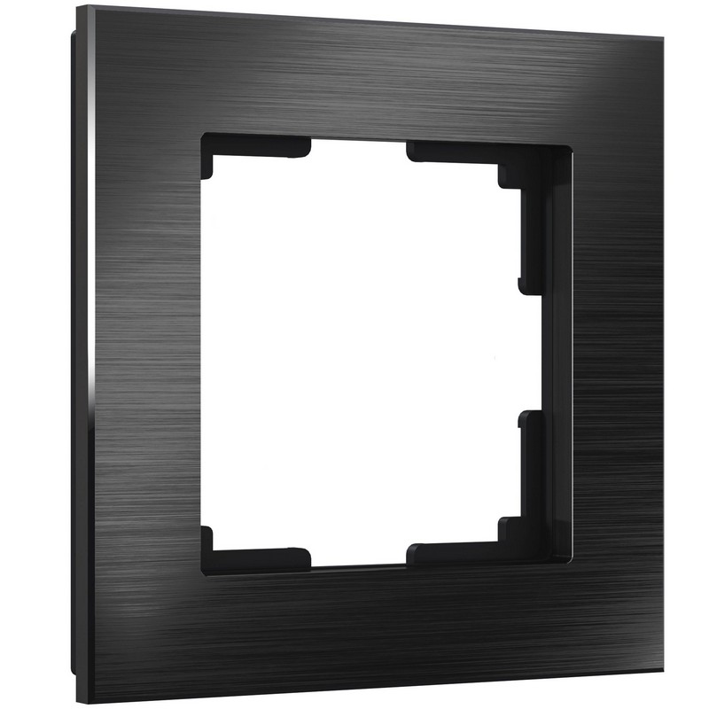 Рамки Werkel Aluminium Рамка Werkel Aluminium на 1 пост (черный алюминий) W0011708