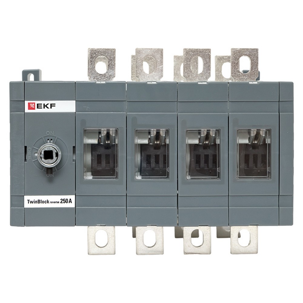 EKF Рубильник EKF 250A 4P реверсивный без рукоятки управления TwinBlock tb-s-250-4p-rev 