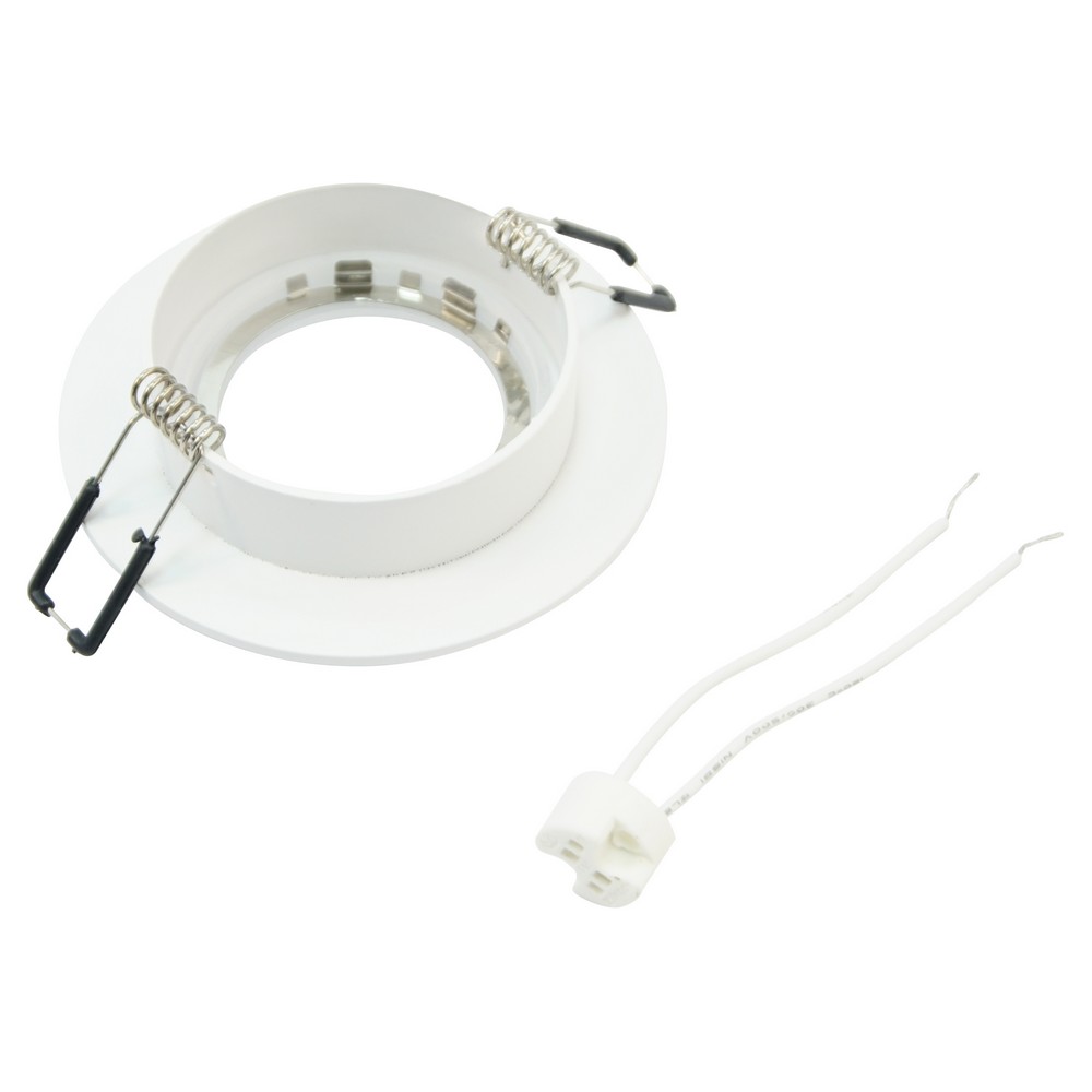 Встраиваемые светодиодные светильники Светильник встраиваемый Feron DL362 LUNA потолочный MR16 G5.3 белый 48813 