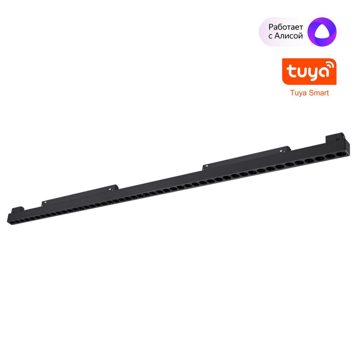 Трековые светодиодные светильники Трековый смарт-светильник диммир. со сменой цв.температуры (управление - пульт ДУ/Tuya Smart Life) NOVOTECH 359639 FLUM