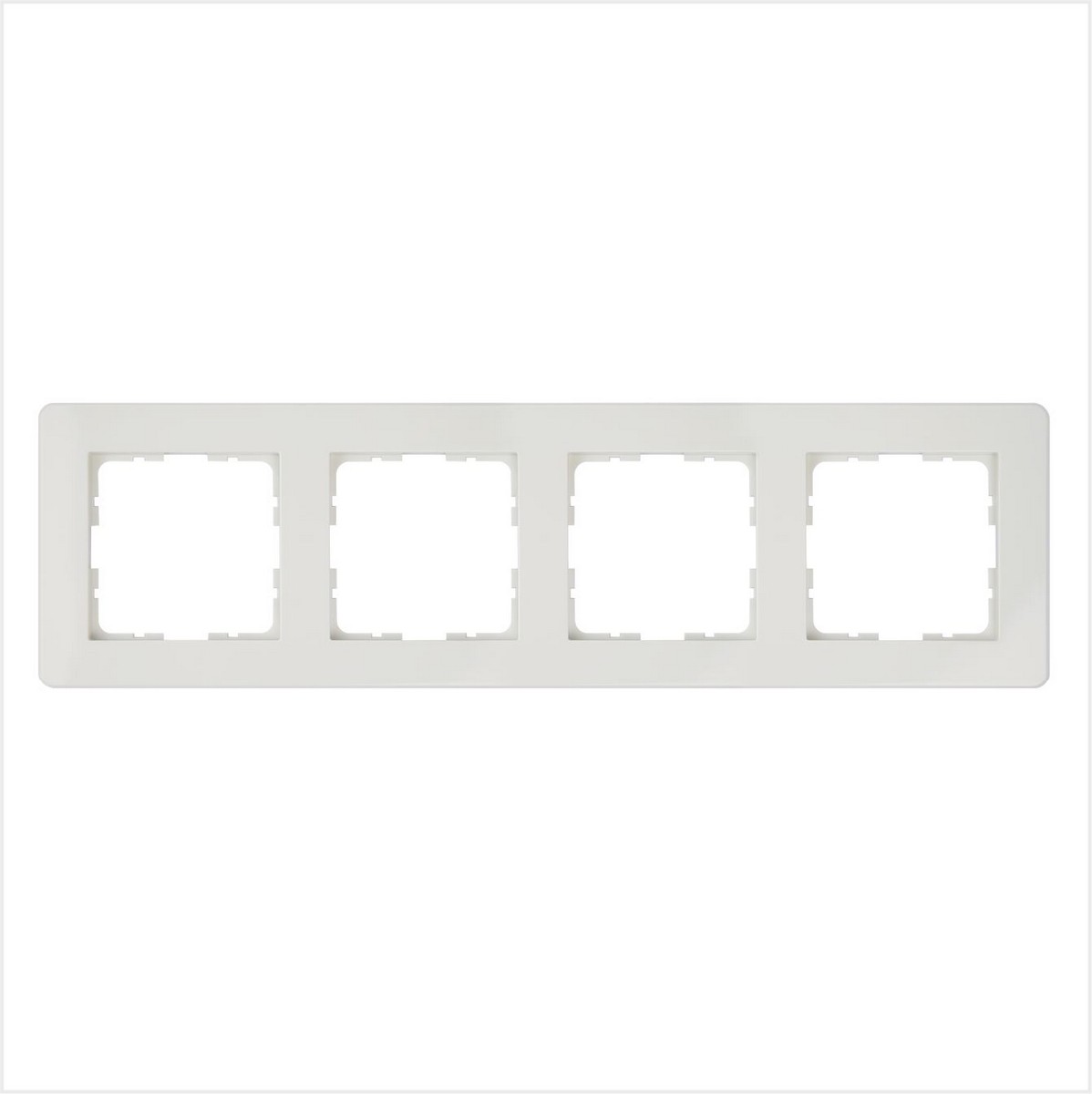 JASMART G - розетки и выключатели Рамка JASMART G-Flex 3-постовая слоновая кость G1103V