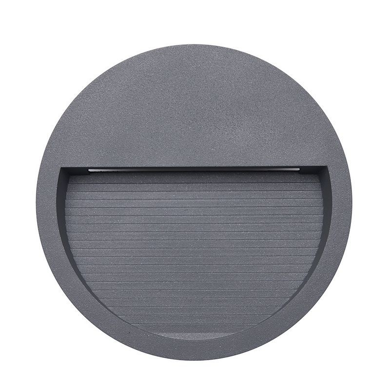 Встраиваемые светодиодные светильники Светодиодный светильник для лестницы Feron DH203 5W 4000K IP65 серый 41176 