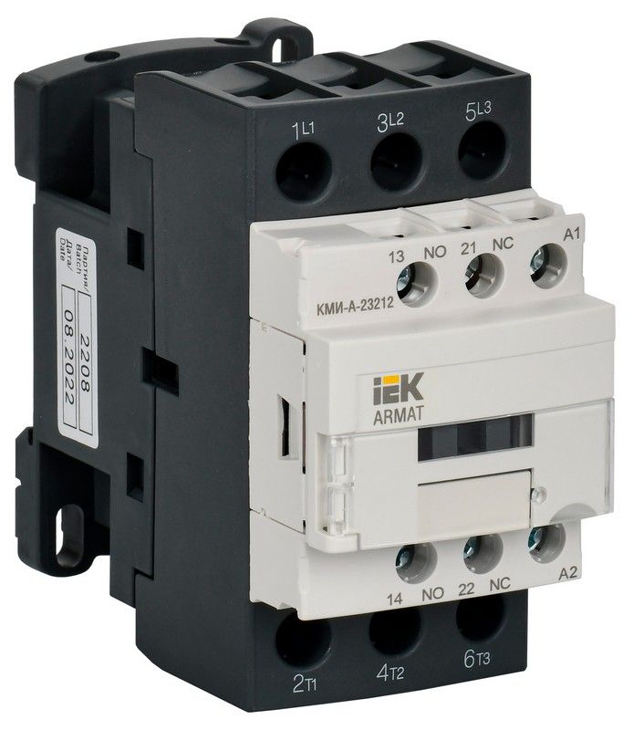 Контакторы Контактор IEK ARMAT КМИ-А-23212 LC1D 32А 110В/АС3 1НО/1НЗ AR-ACC-21-032-110-11