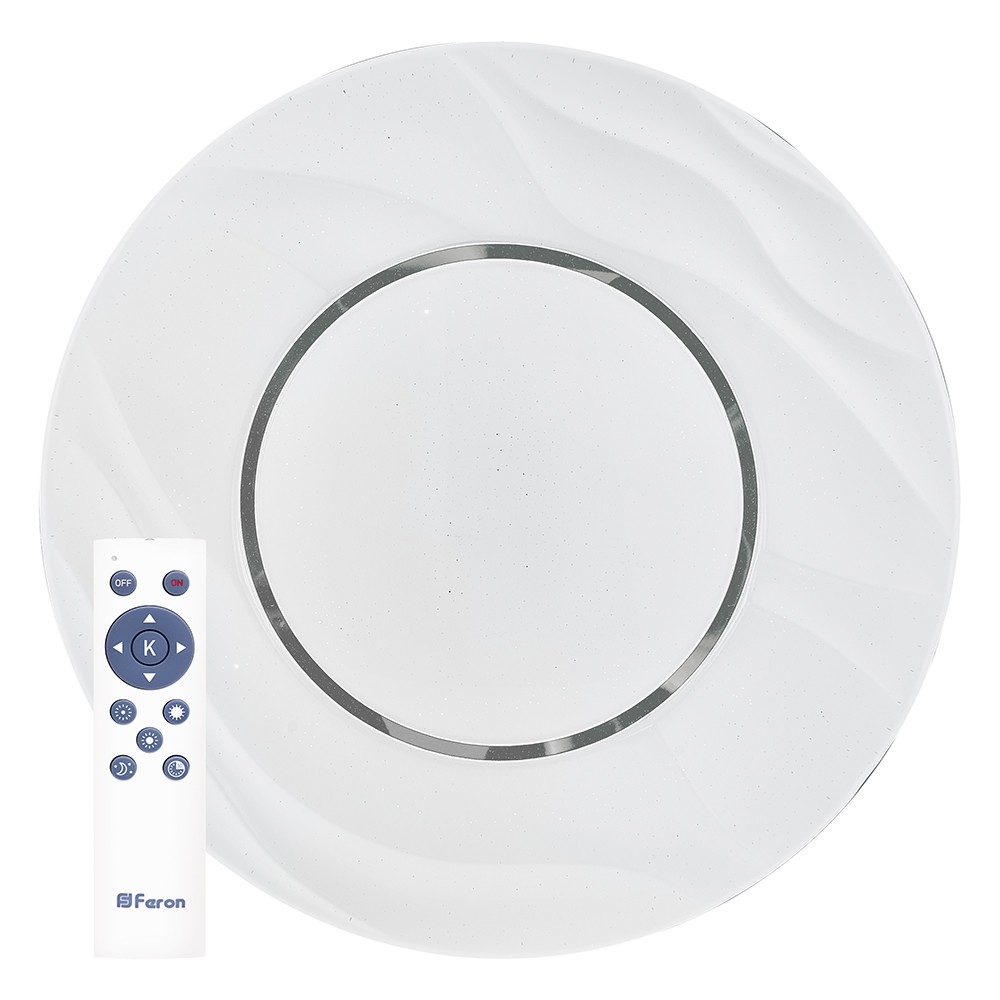 Управляемые светодиодные светильники и люстры Светодиодный управляемый светильник Feron AL1836 тарелка 72W 3000К-6000K 41235 