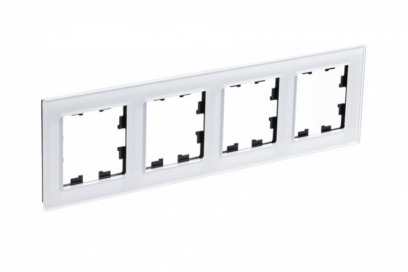 AtlasDesign Рамки Nature Рамка Systeme Electric AtlasDesign Nature Стекло белый 4-ая ATN320104