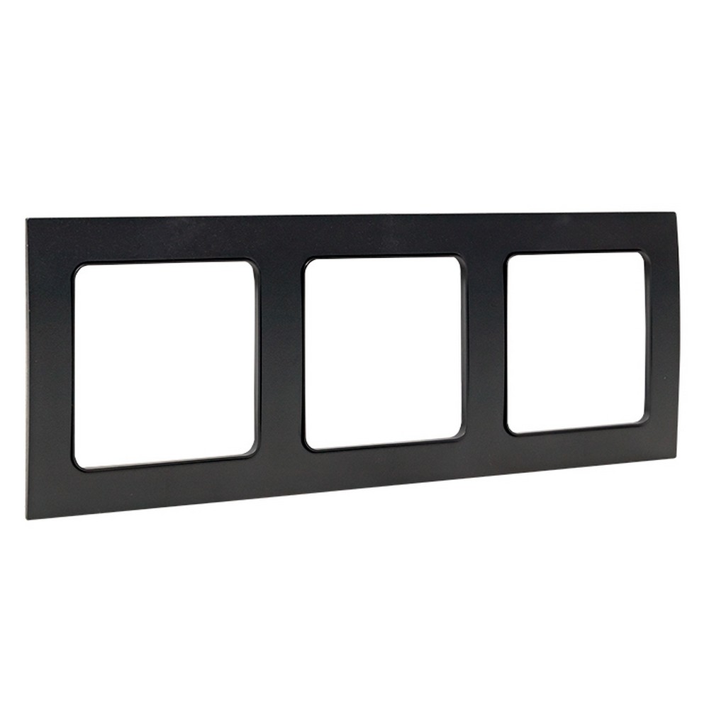 EKF Стокгольм черный Рамка 3-ая EKF PROxima Стокгольм Черный  EAM-G-302-30