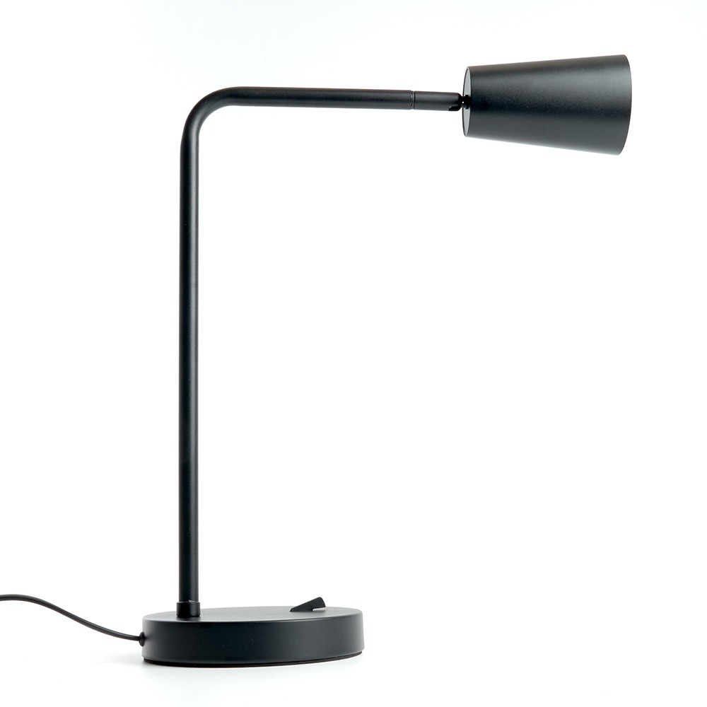 Настольные лампы Настольная лампа Feron DE185 BELL 35W GU10 черный 48424 