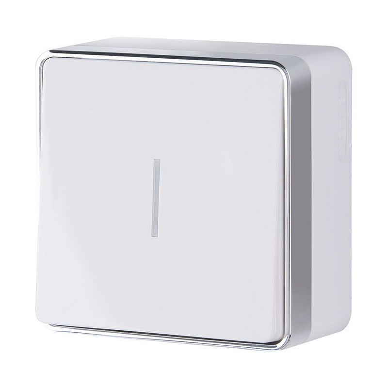 Werkel Gallant белый Выключатель Werkel одноклавишный с подсветкой Gallant (белый) W5010101