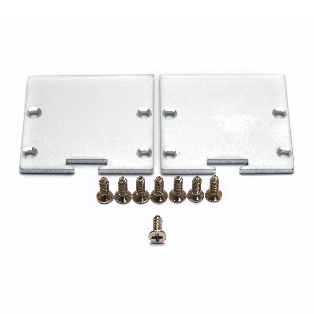 Профиль и крепеж для светодиодной ленты Профиль Feron  для светодиодной ленты накладной "Линии света" серебро CAB256 10367 