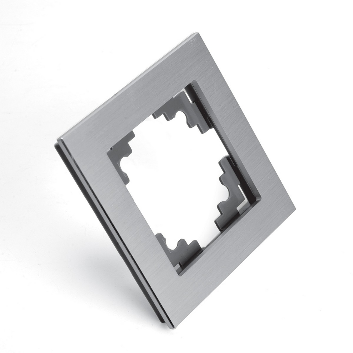 Катрин - Розетки и выключатели Stekker Рамка 1-местная металл STEKKER MFR00-7001-03 Катрин серебро 50011