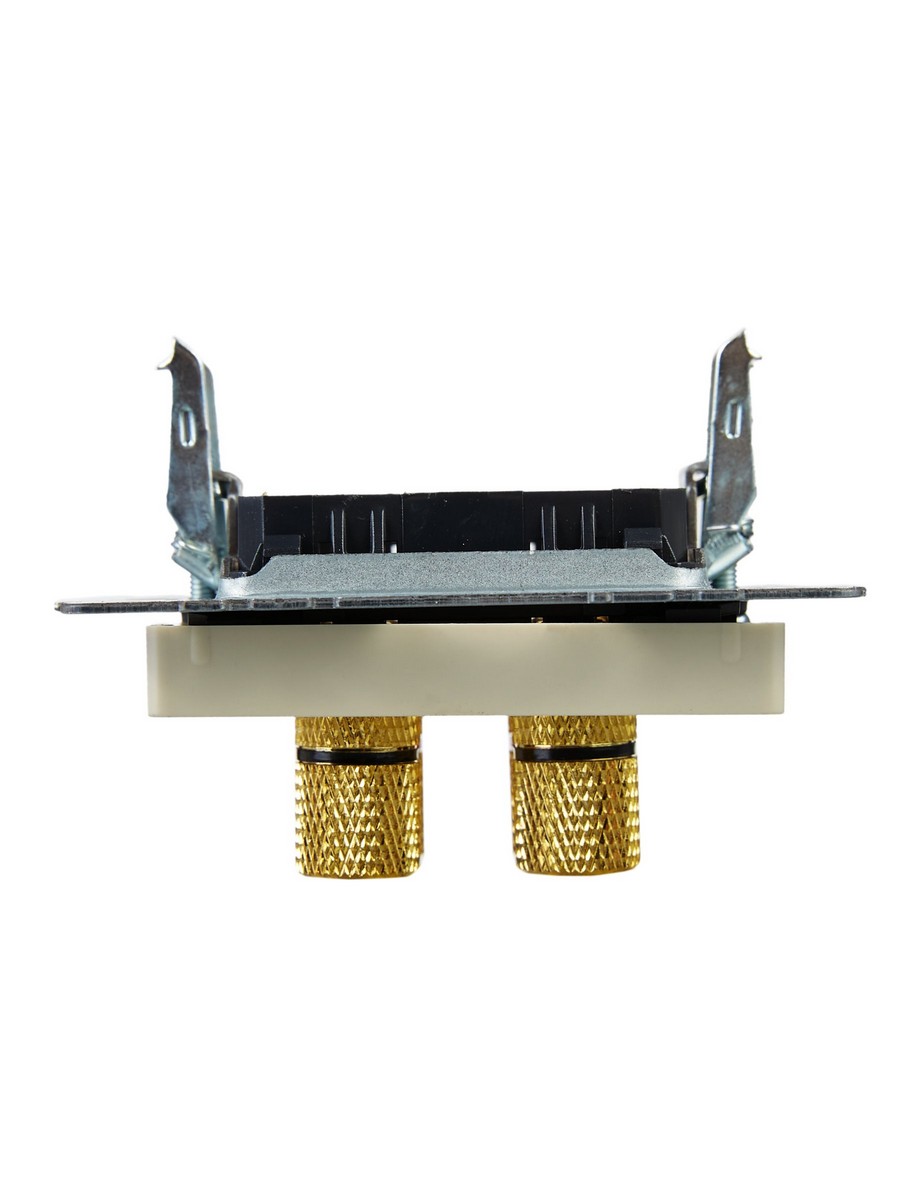 IEK Brite Бежевый Аудиорозетка IEK BRITE 4-местная РА10-БрКр бежевый BR-S40-K10