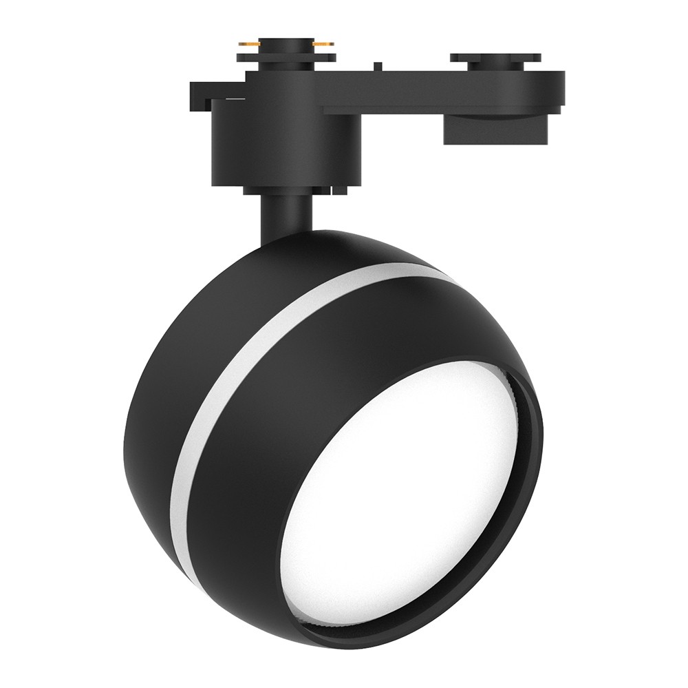 Трековые светодиодные светильники Светильник Feron AL165 трековый однофазный на шинопровод под лампу GX53 черный 48549
