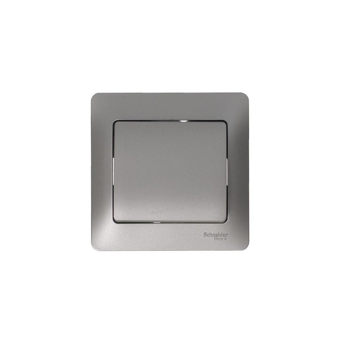 Glossa Платина Переключатель 1-клавишный Systeme Electric Glossa Платина GSL001261