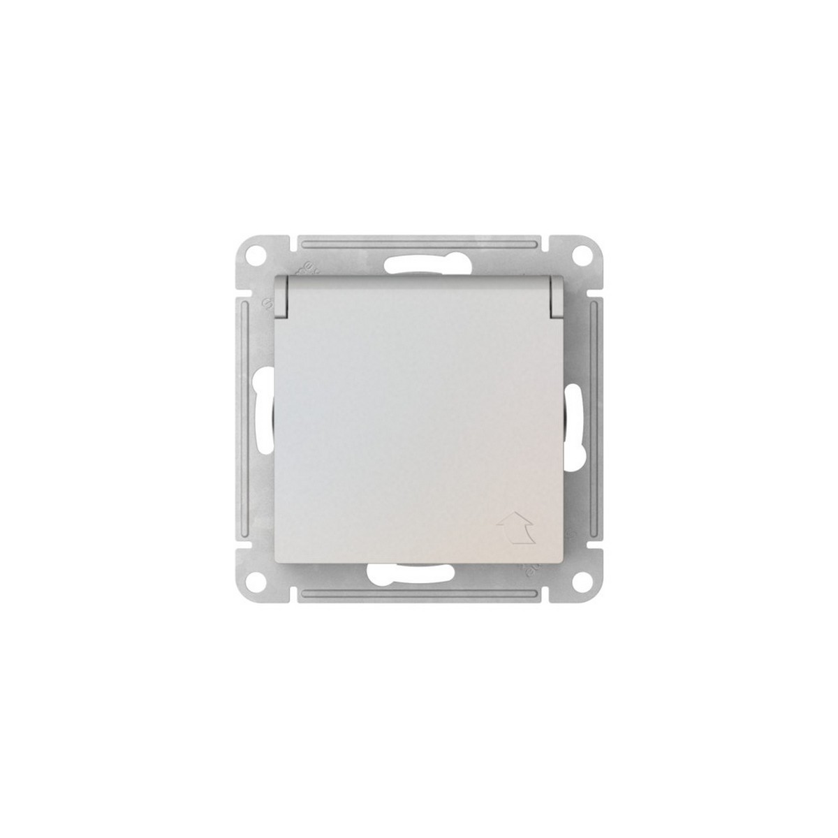 AtlasDesign Жемчуг Розетка SE AtlasDesign Жемчуг с заземл. со шторк. с крышкой IP20 быстрозажим. клем. ATN000446S