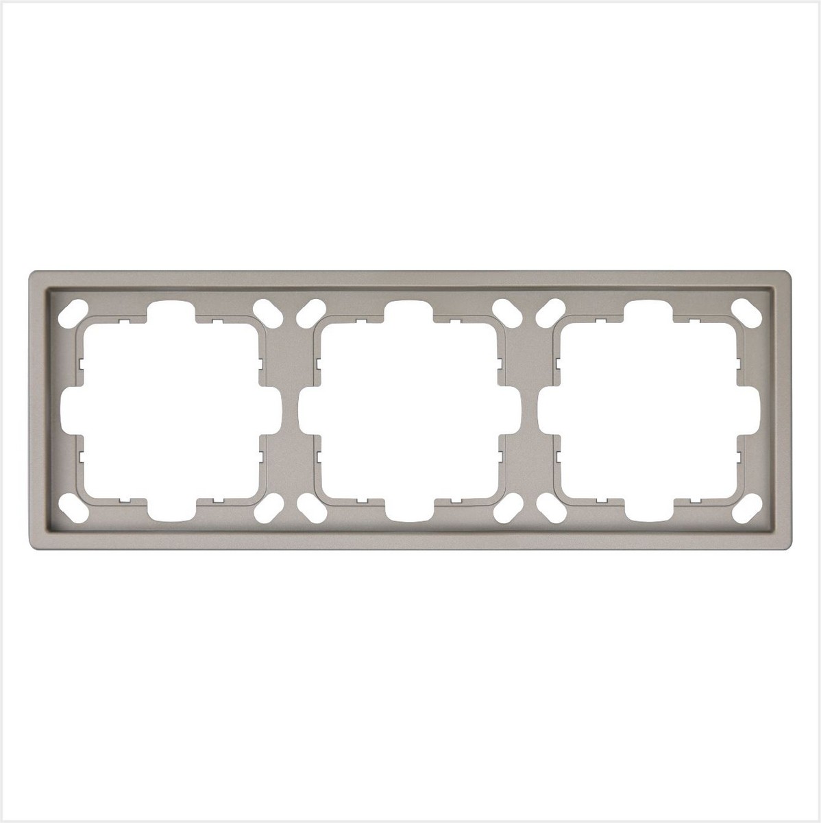 JASMART FD - розетки и выключатели Рамка JASMART FD 3-постовая Бронза 1003BR