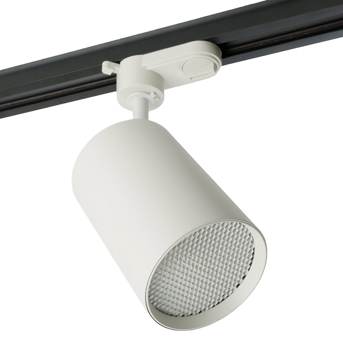 Трековые светодиодные светильники Светодиодный светильник Feron AL128 трековый на шинопровод18W 4000K 35 градусов белый 48918 