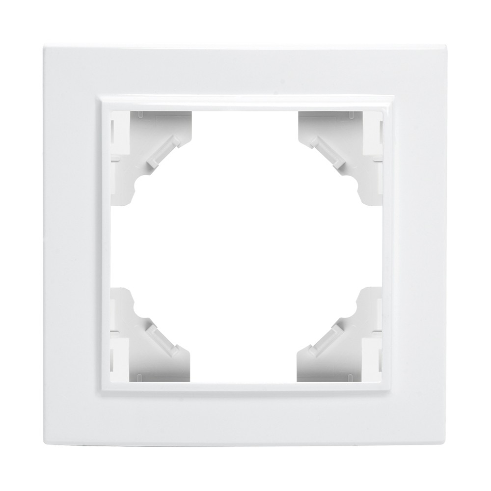 Эрна - Розетки и выключатели Stekker Рамка 1-местная STEKKER PFR00-9001-01 серия Эрна белый 39623