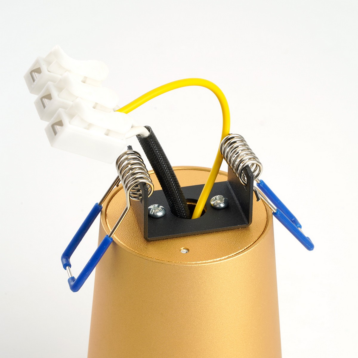 Светильники споты светодиодные Светильник спот потолочный Feron ML185 Barrel BELL GU10 золото 48417 