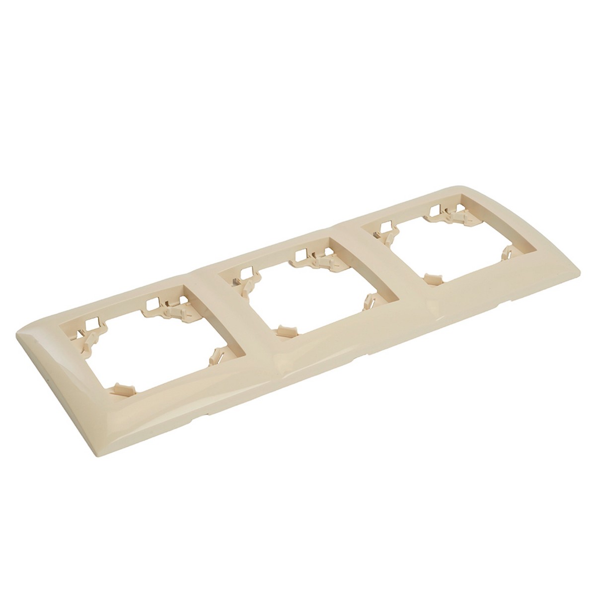 Эрна - Розетки и выключатели Stekker Рамка STEKKER 3-местная Эрна Элегант слоновая кость PFR00-9013-02 49668