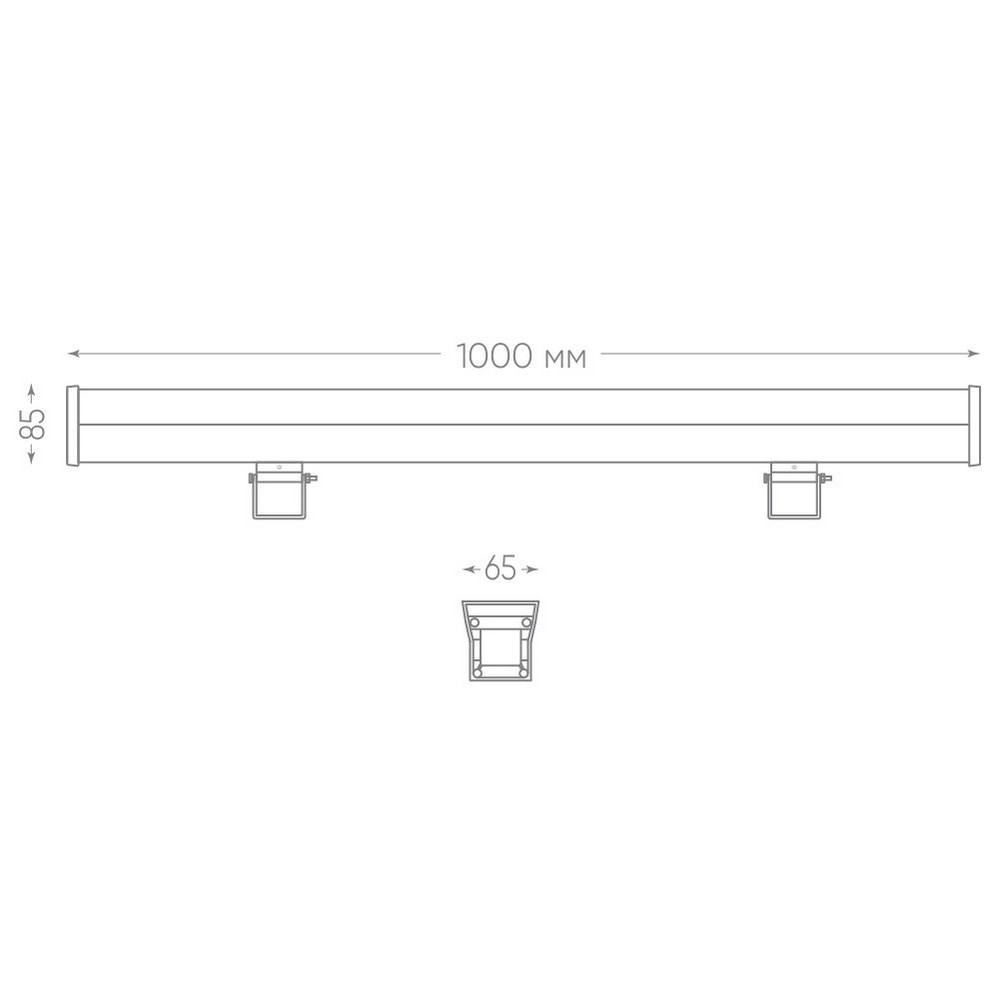 Светодиодные ландшафтные светильники Светодиодный линейный прожектор Feron LL-890 36W 2700K 85-265V IP65 32157 