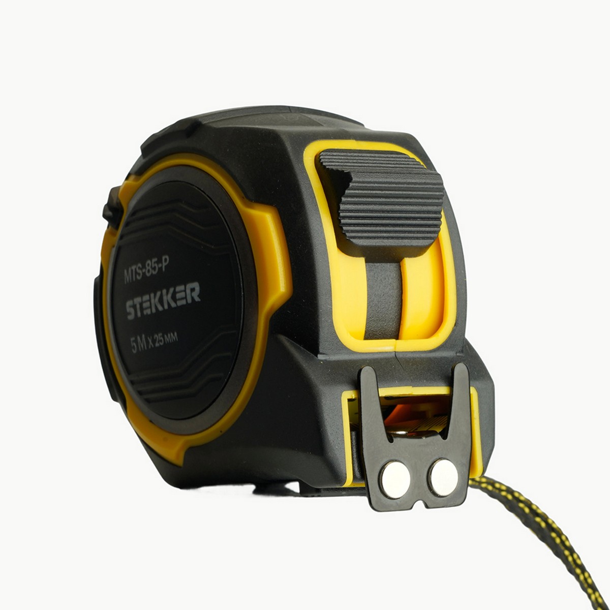 Рулетка STEKKER MTS-85-P 5 м х 25 мм магнит, двухстороннее нанесение 50210 фото