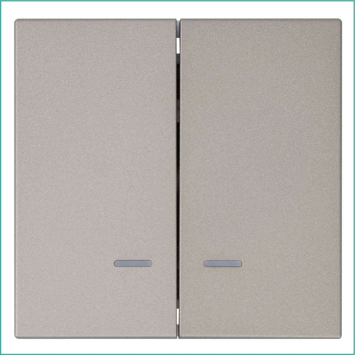 JASMART FD - розетки и выключатели Выключатель двухклавишный JASMART FD со светодиодами Бронза 3023NBR