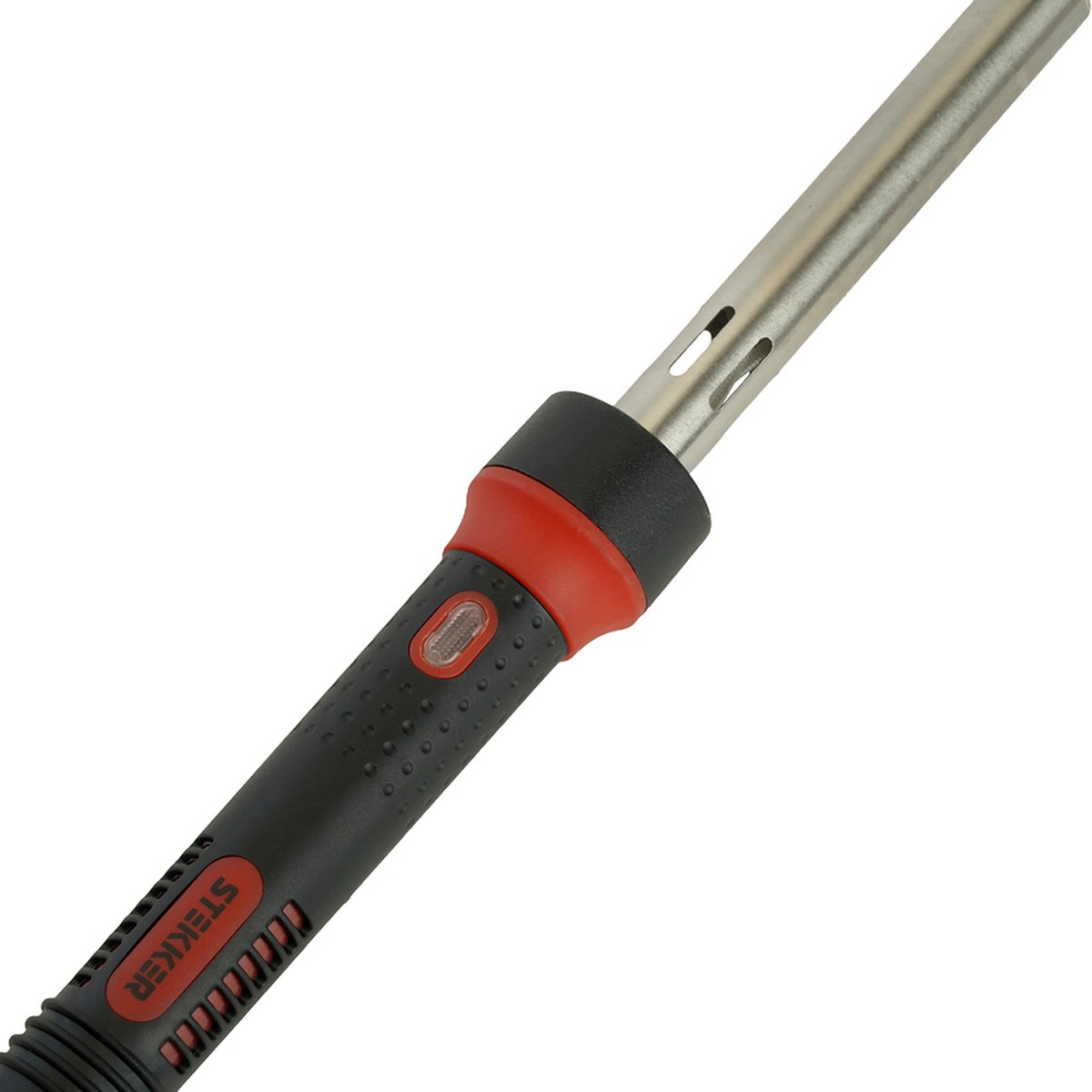 Паяльник с индикатором 80W STEKKER PLE301-80 49810 фото